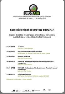 Projeto BIOGAIR |Universidade de Aveiro